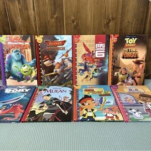 NEW Disney's Wonderful World Of Reading Collection Hardcover LOT 2011-2019 Pixar